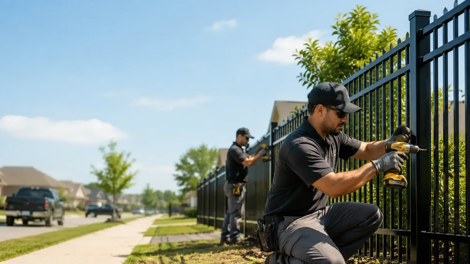 Metal Fence Installation in Durango, IA